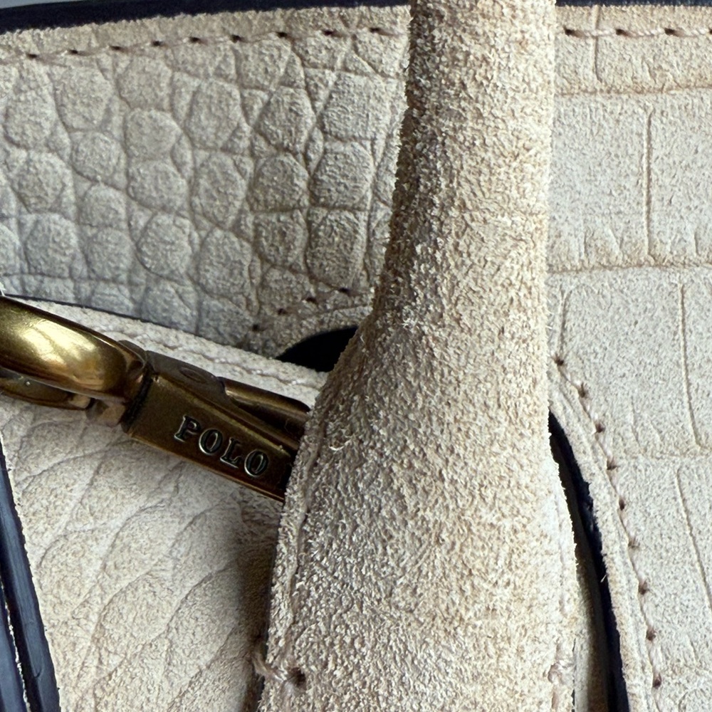 Polo by Ralph Lauren Cream Satchel - Picture 8 of 13